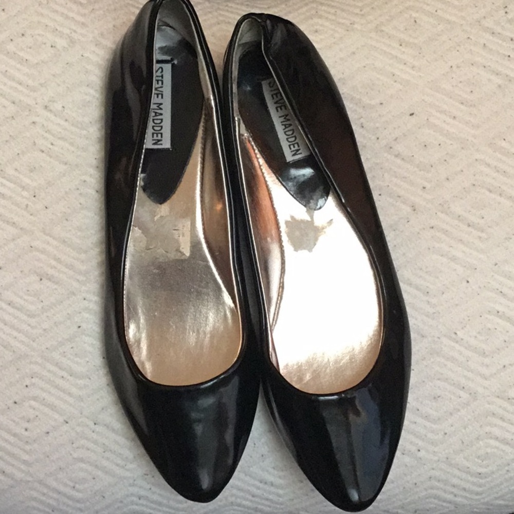 Steve Madden Patent Leather Ballerina Flats